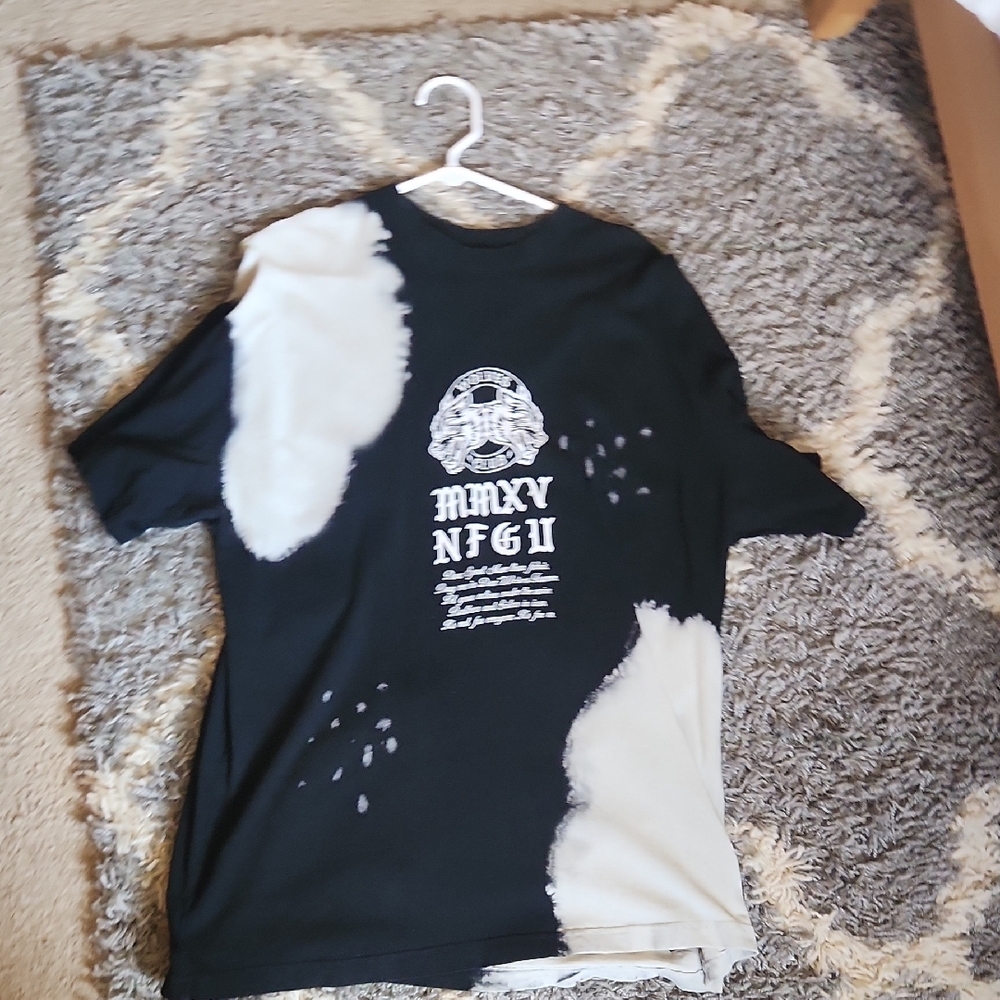 Black and White Graphic T-Shirt